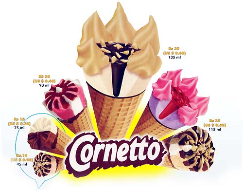 Kwality Wall's Cornetto Frozen Ice Cream